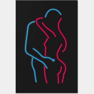 Neon Lovers Posters and Art